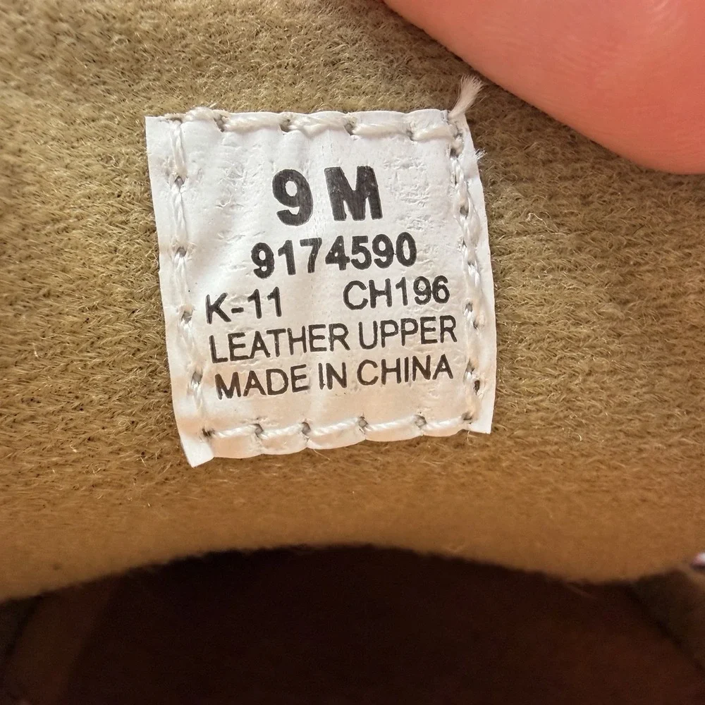 Sperry Top-Sider Women's 9M Tan Leather Pink Plaid Boat Shoes Loafers